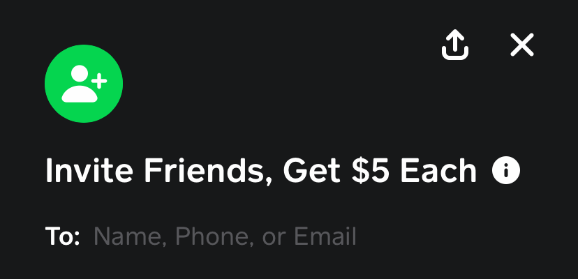 Refer your friends to Cash App